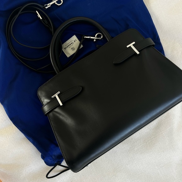 le tanneur Handbags - Le Tanneur Black Emie Bag — Medium smooth leather $700 NEW